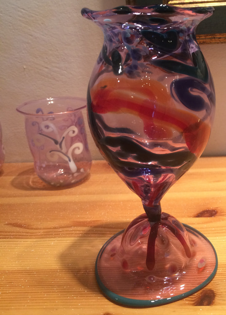 Hand Made Glass Goblet