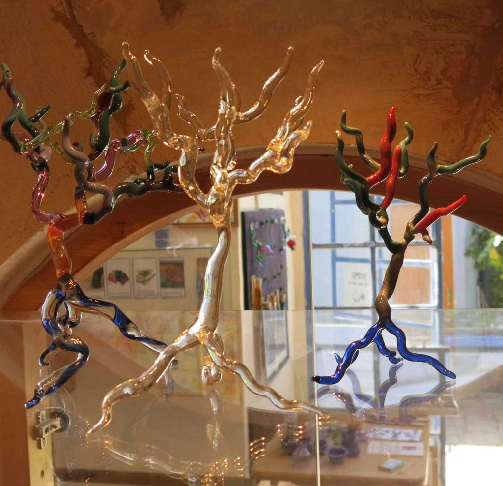 Hand Sculpted Glass Trees