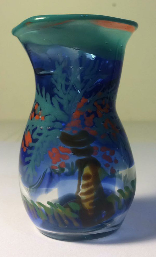 Glass (Kiddush) Cups with Unique Hand-drawn images