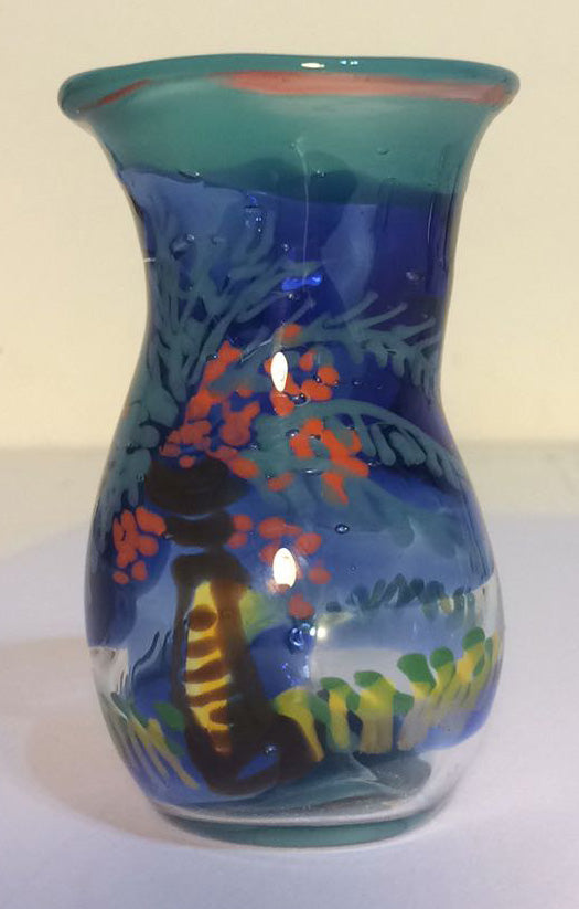 Glass (Kiddush) Cups with Unique Hand-drawn images