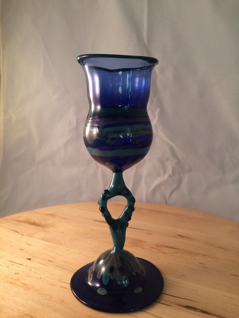 Hand Made Glass Goblet