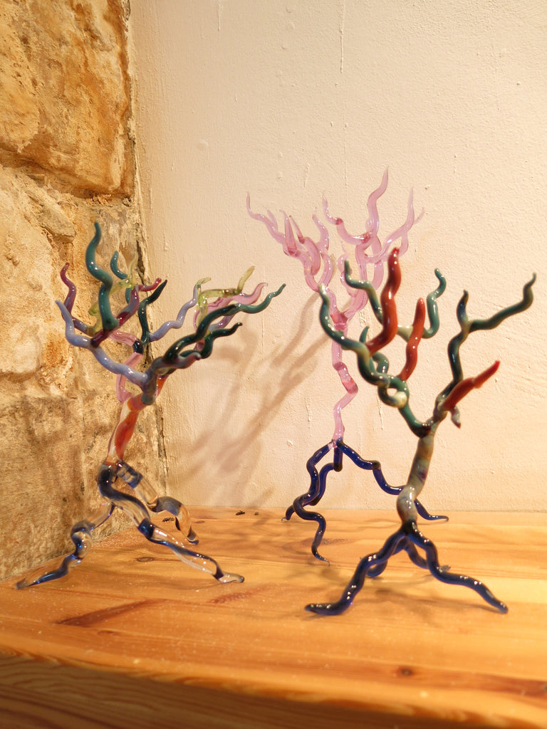 Hand Sculpted Glass Trees