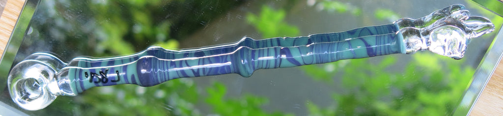 Handmade Glass Torah Pointer - Yad